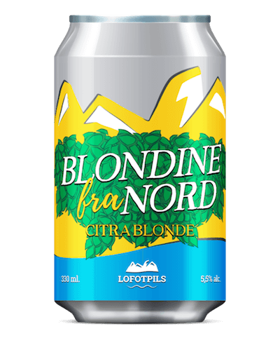 Lofotpils Blondine fra nord, Citra blonde (5,5%)